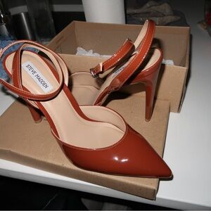 Cognac brown heels by Steve Madden size 10
